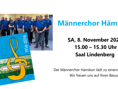 Ständli Männerchor Hämikon